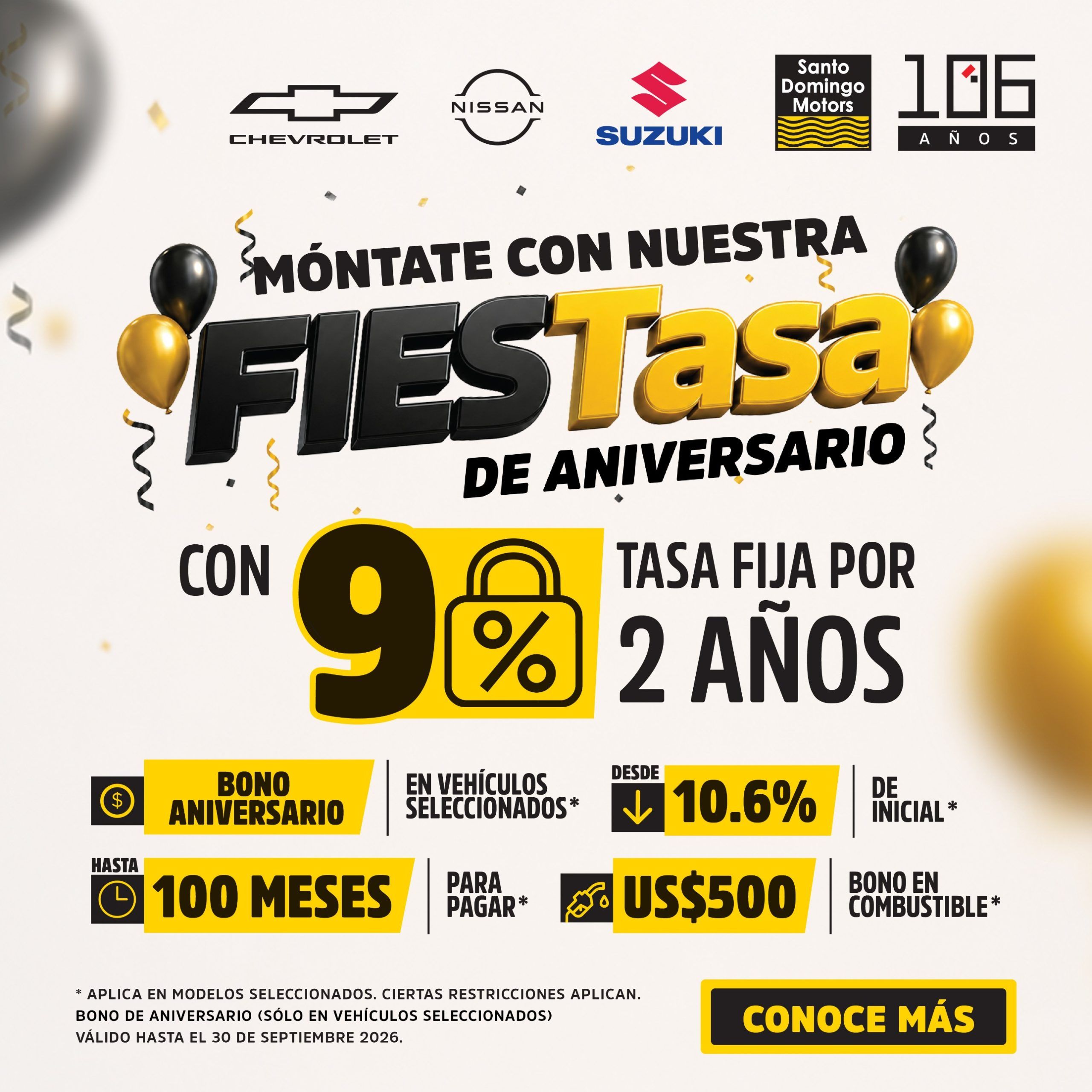 Móntate con nuestra fiestasa de Aniversario