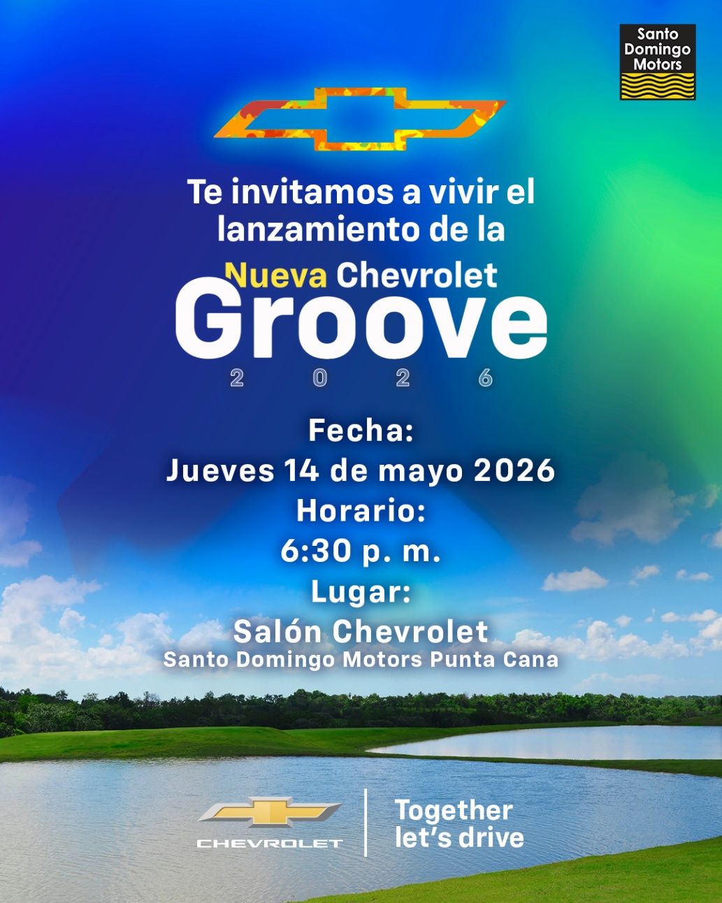 Te invitamos a vivir el lanzamiento de la nueva Chevrolet Groove 2026