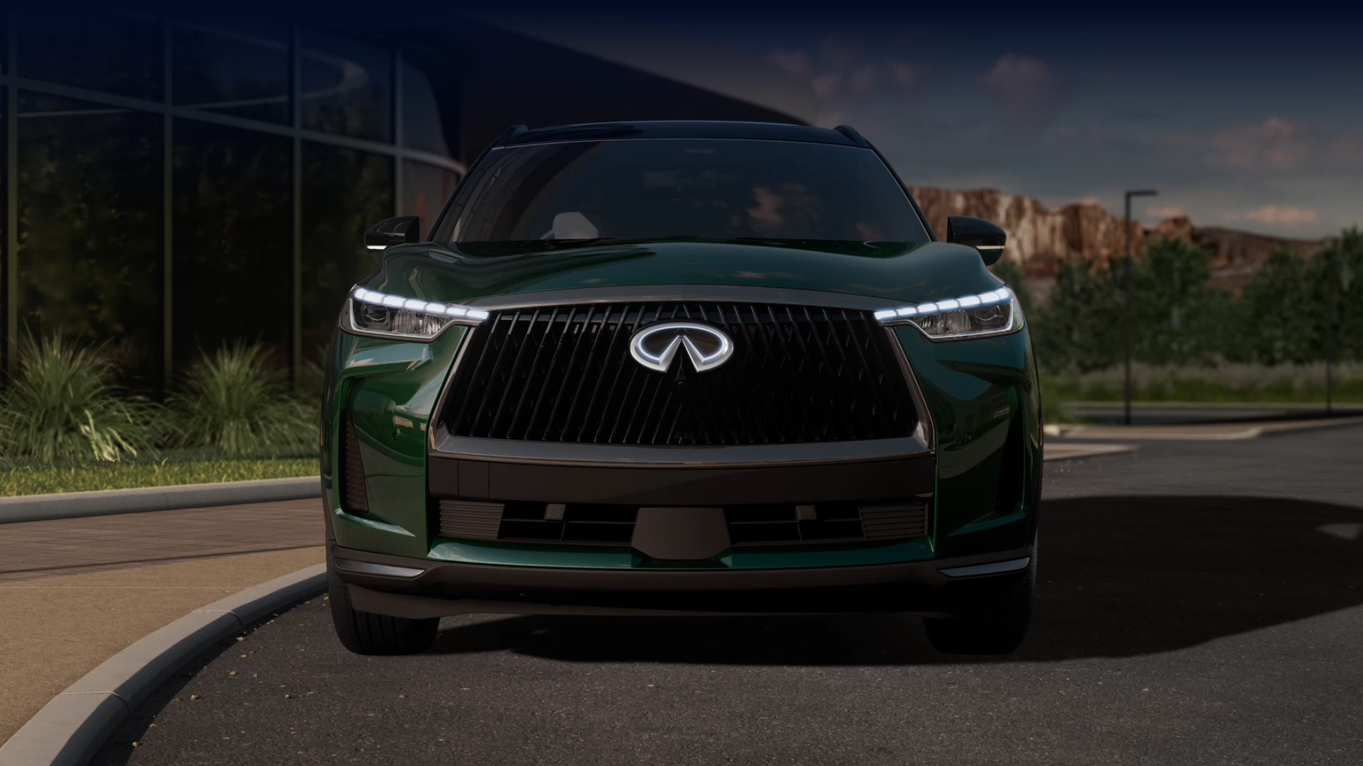 Perfil lateral del INFINITI QX60