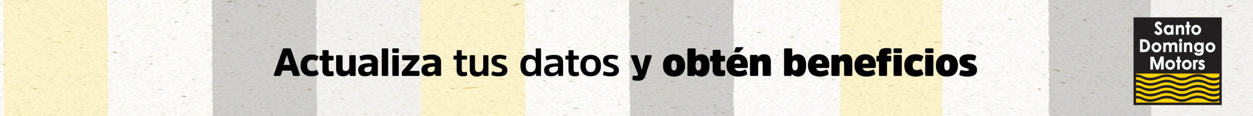 Actualiza tus datos y obtén beneficios